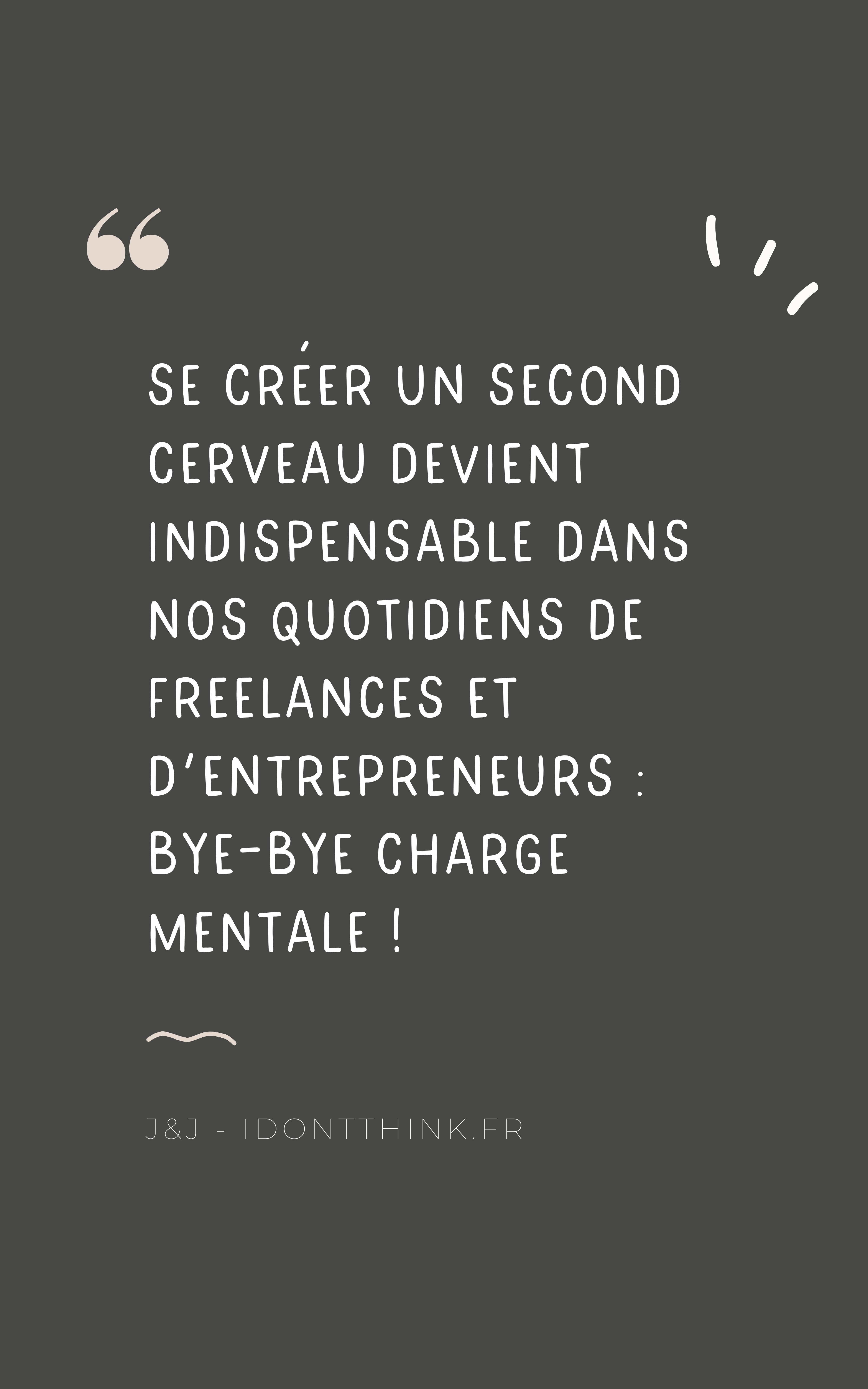 10 raisons de se construire un second cerveau entrepreneur