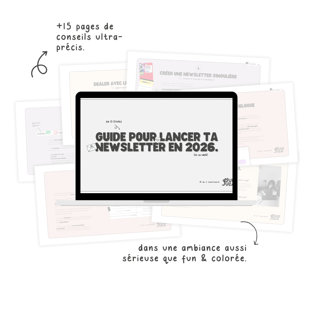 Guide pour lancer ta newsletter d'entrepreneur